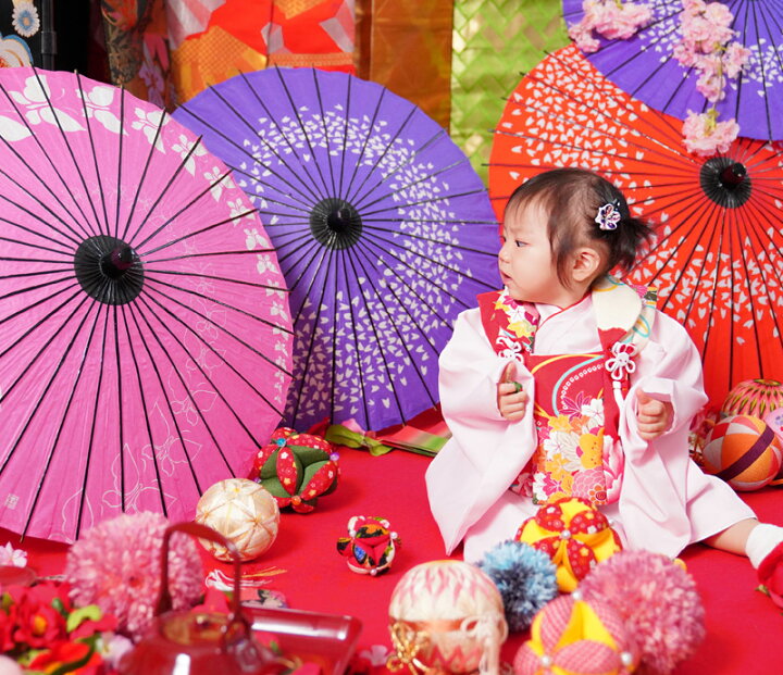 楽天市場 ベビー 着物 初節句 ひな祭り 1歳 被布セット 80 90 きもの 女の子 雛祭り ひなまつり お食い初め 百日祝い お正月 誕生日 出産祝い プレゼント 1歳誕生日 京都瑠璃雛菊