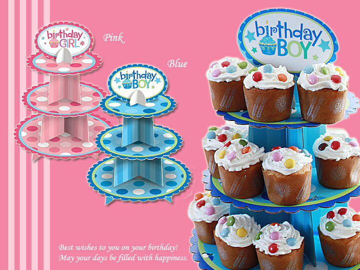 楽天市場 新商品セール カップケーキスタンド 子供 パーティ 誕生日 お誕生日会 誕生日パーティ 京都瑠璃雛菊