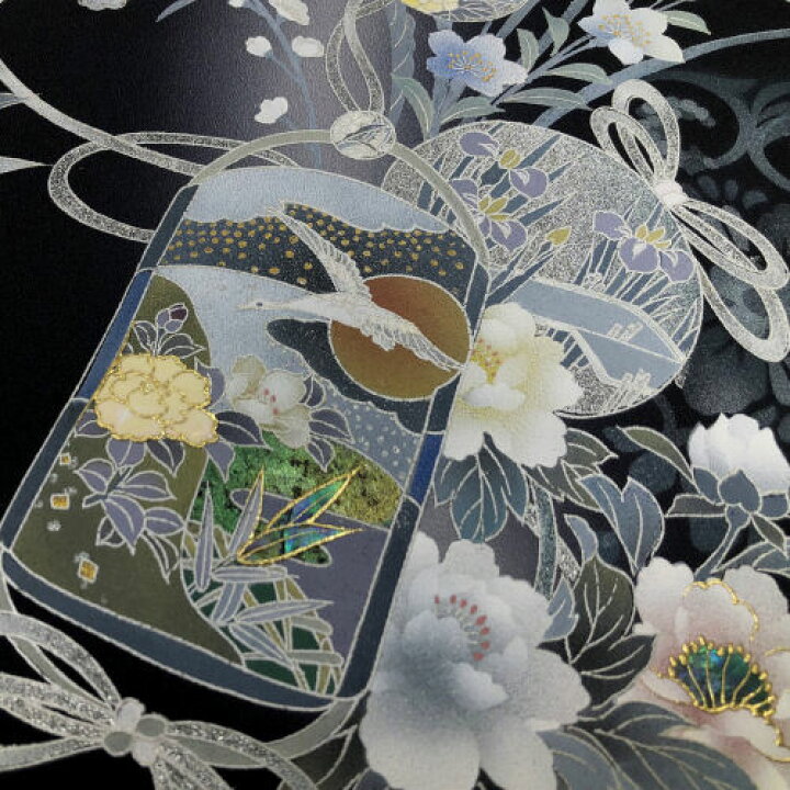 楽天市場】付下げ 正絹 反物 蘇州刺繍 未仕立て 着尺 螺鈿加工 京友禅 