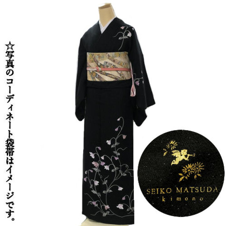 楽天市場】レンタル 訪問着 SEIKO MATUDA 松田聖子ブランド 黒 正絹  