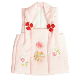 七五三 被布 着物 3歳 京都花ひめ ピンク まり桜刺繍使い 七五三 ひな祭り お正月