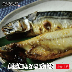 無添加とろさばの干物 5枚セット(1枚約160g) ポイント消化早割 共栄水産