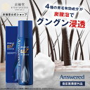 【公式】 アンサードEX7育毛剤 育毛剤 男性用 医薬部外品 薬用育毛剤 メンズ 薄毛 抜け毛 頭皮ケア 炭酸 泡 フラバンジェノール リデンシル スカルプケア answered 生え際