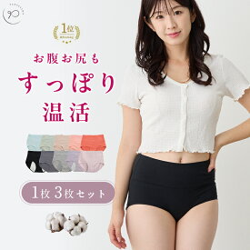 ＼50%OFFクーポンでました！店内全品対象／一部予約 コットンショーツ 福袋 サニタリーショーツ 3枚セット レディース 選べる サニタリーショーツ or ノーマル 超快適コットン スタンダード 食い込まない 綿パン 綿パンツ 深履き ハイウエスト すっぽり 温活 f-411