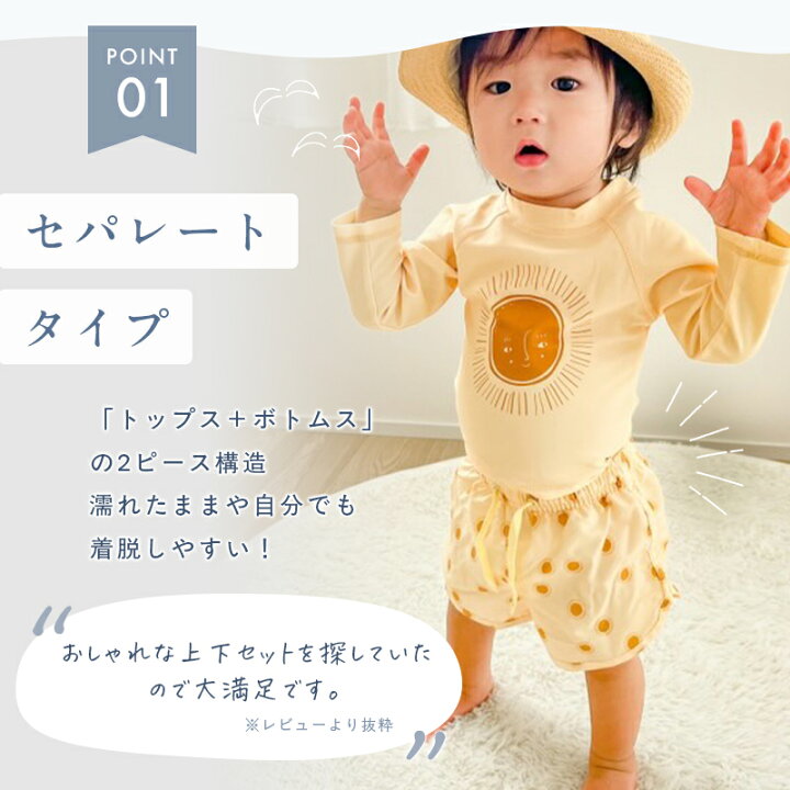 楽天市場】＼最大90％OFF！店内全品対象／ベビー 水着 ラッシュガード 