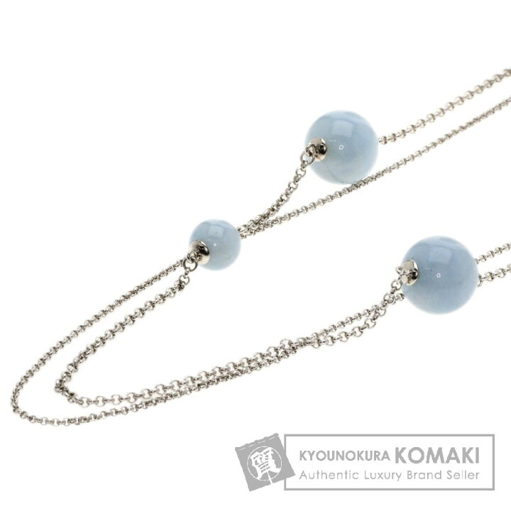 楽天市場】Georg Jensen スフィア アクアマリン ネックレス シルバー 