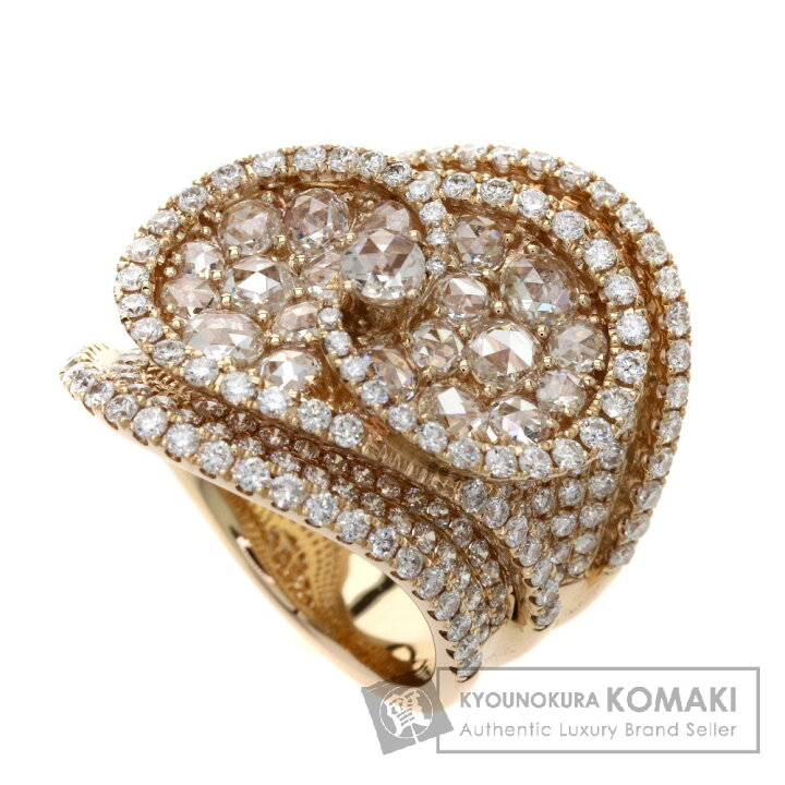 楽天市場】ﾘﾝｸﾞ ﾀﾞｲﾔ K18PG D1.47ct FD2.61ct 17.4g ﾛｰｽﾞｶｯﾄ 