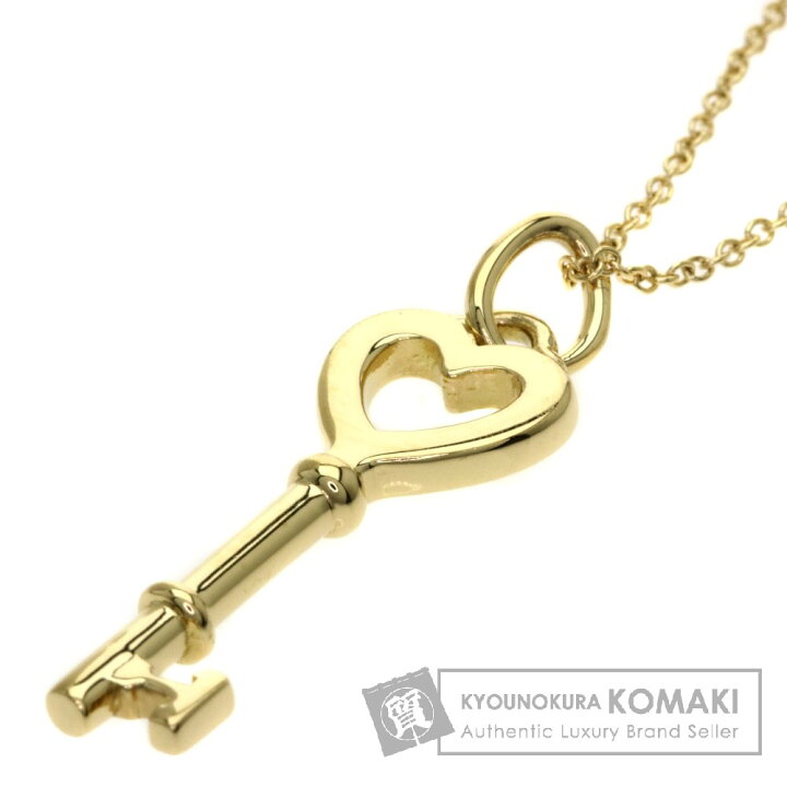 楽天市場】TIFFANY&Co. ハートキー ネックレス K18イエローゴールド  