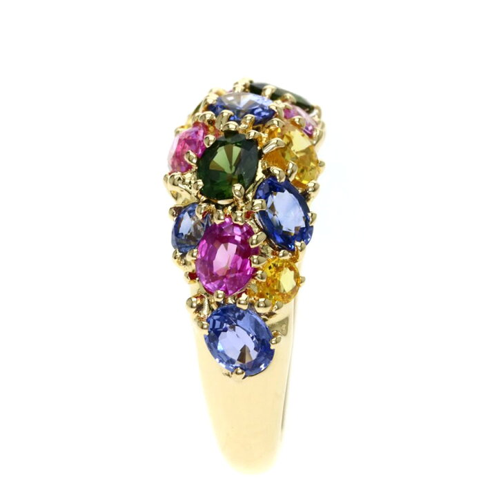 楽天市場】Chaumet アノー マルチサファイア リング・指輪 K18イエロー 
