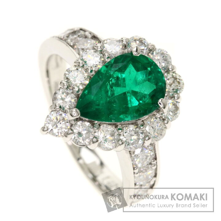 楽天市場】1.85ct コロンビア産エメラルド/ペアシェイプ 