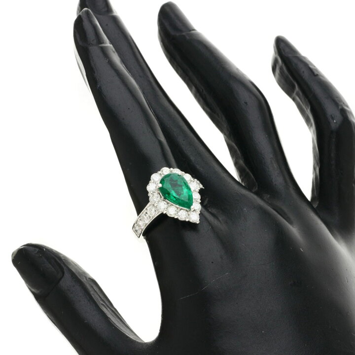 楽天市場】1.85ct コロンビア産エメラルド/ペアシェイプ 