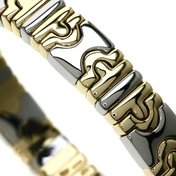 楽天市場】BVLGARI パレンテシ ブレスレット K18イエローゴールド/SS 