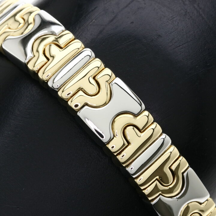 楽天市場】BVLGARI パレンテシ ブレスレット K18イエローゴールド/SS 