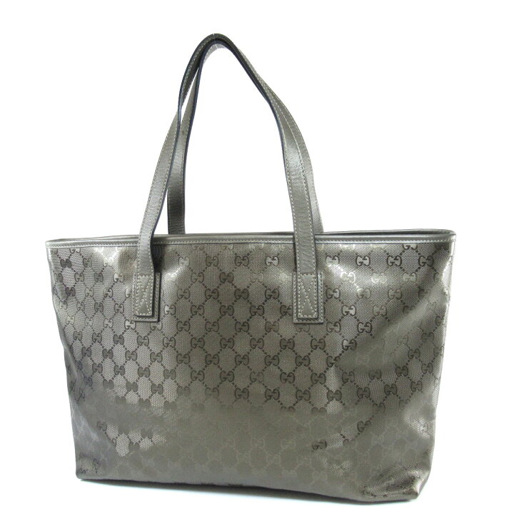 グッチ GGインプリメ トートバッグ グレー 211137 メンズ GUCCI 中古 
