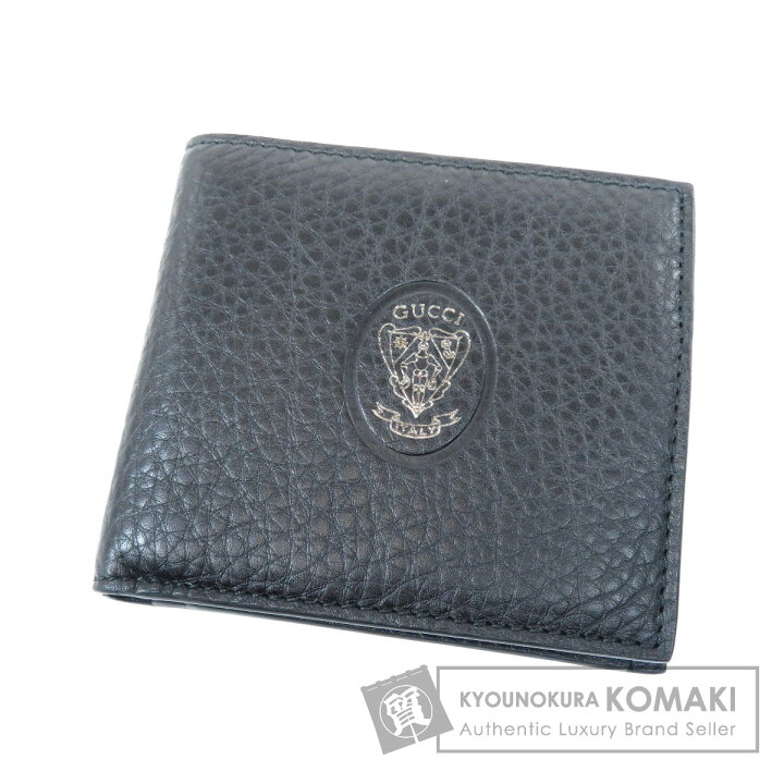 楽天市場】グッチ ロゴデザイン 二つ折り財布（小銭入れあり） レザー 