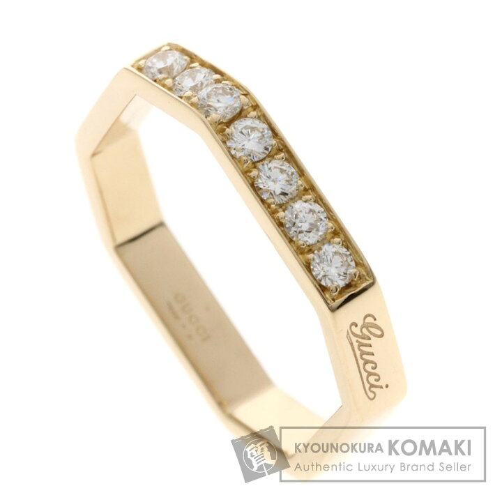 楽天市場】グッチ オクタゴナル リング ダイヤモンド リング・指輪 K18 