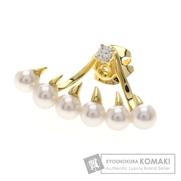 楽天市場】タサキ ガルパー パール ピアス 片耳用 ピアス K18イエロー 