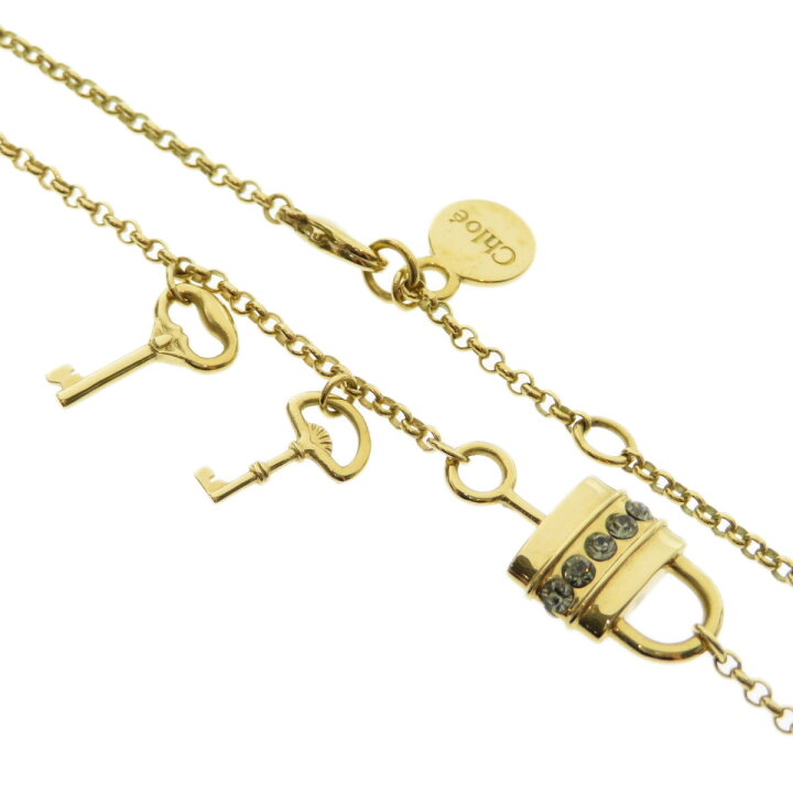 楽天市場】クロエ パドロック キーチャーム ネックレス 金属製 