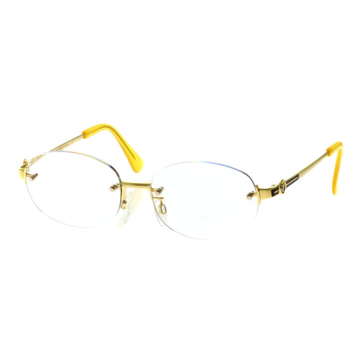 楽天市場】セレクトバッグ RORC 眼鏡 メガネ 度入り 眼鏡 K18イエロー 