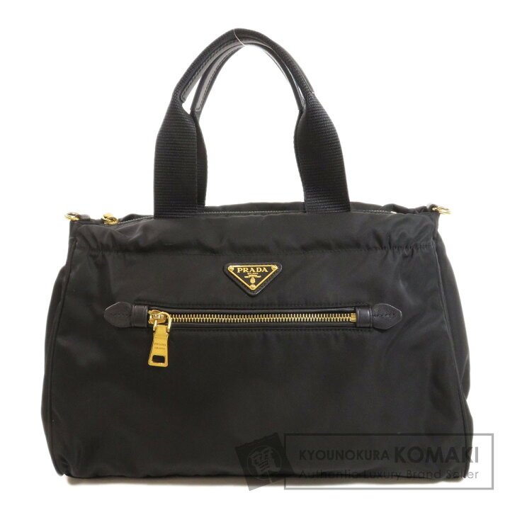 楽天市場】プラダ BN1843 ロゴプレート TESSUTO 2way ハンドバッグ  