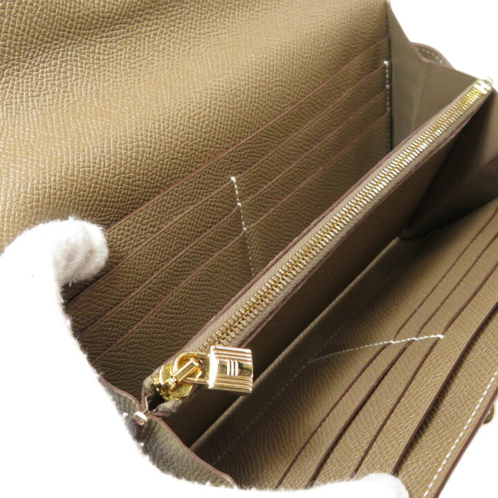 楽天市場】エルメス ケリーウォレット ゴールド金具 長財布（小銭入れ  