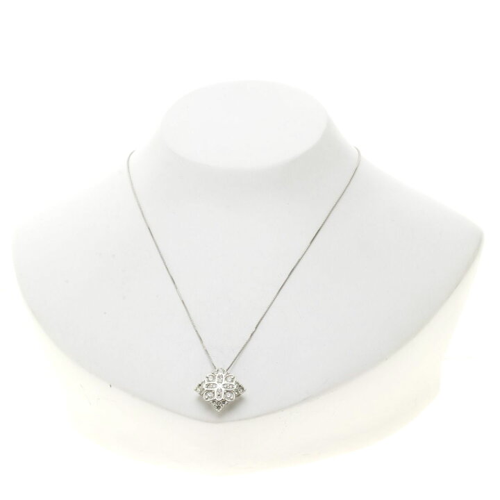 楽天市場】0.96ct ダイヤモンド ネックレス プラチナPT900/PT850 5.1g 