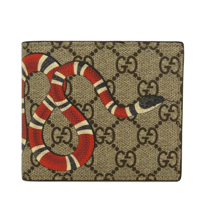 Gucci 蛇デザイン 二つ折り財布