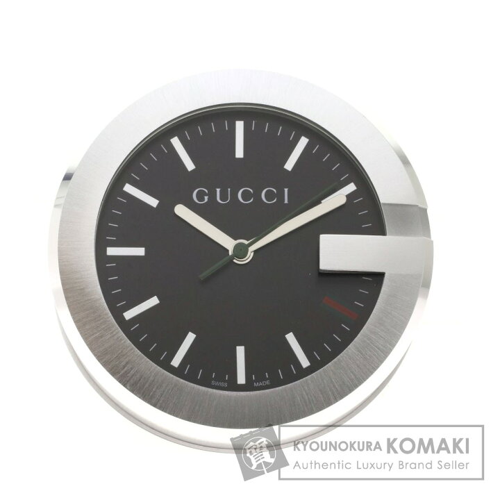 楽天市場】グッチ 210 テーブルクロック G ラウンド 置時計 ユニ 
