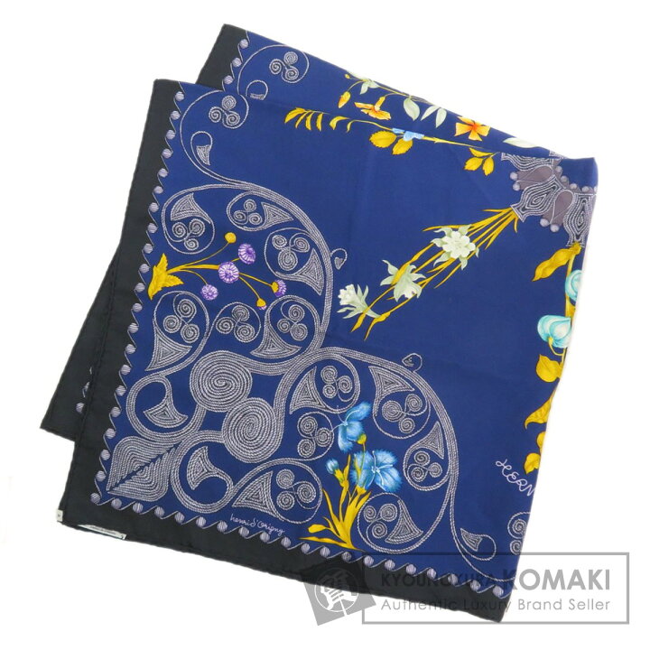 HERMES エルメス カレ90 ARABESQUES アラベスク スカーフ シルク  