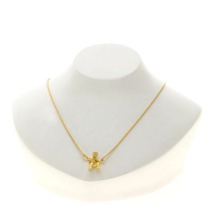 楽天市場】カレライカレラ 天使 ダイヤモンド ネックレス K18イエロー 