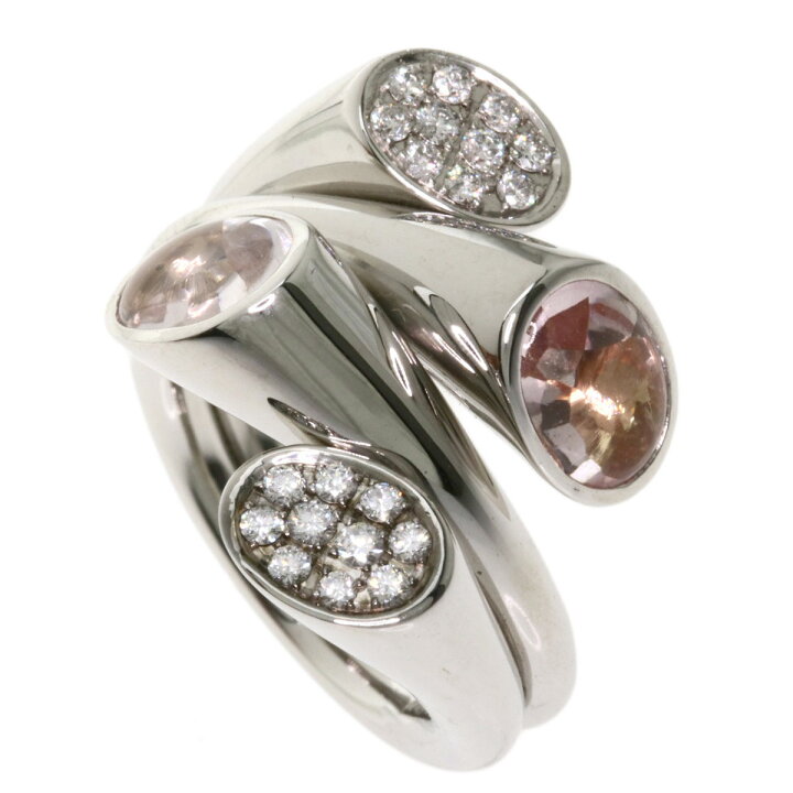 楽天市場】2.28ct モルガナイト ダイヤモンド リング・指輪 K18 