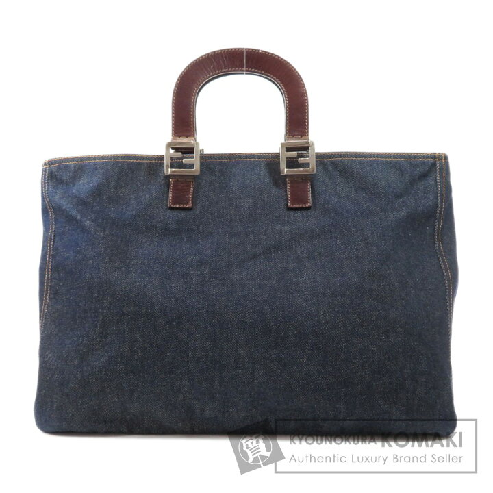 楽天市場 フェンディ ロゴ ロゴマーク トートバッグ デニム レディース 中古 Fendi ブランド京の蔵小牧 最安挑戦