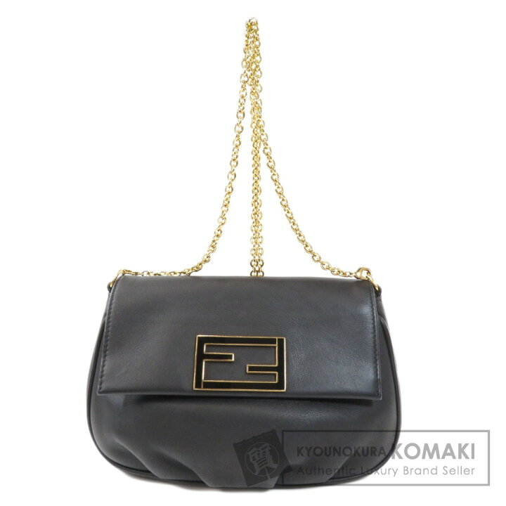 楽天市場】フェンディ 8M0276 チェーンショルダー ゴールド金具  
