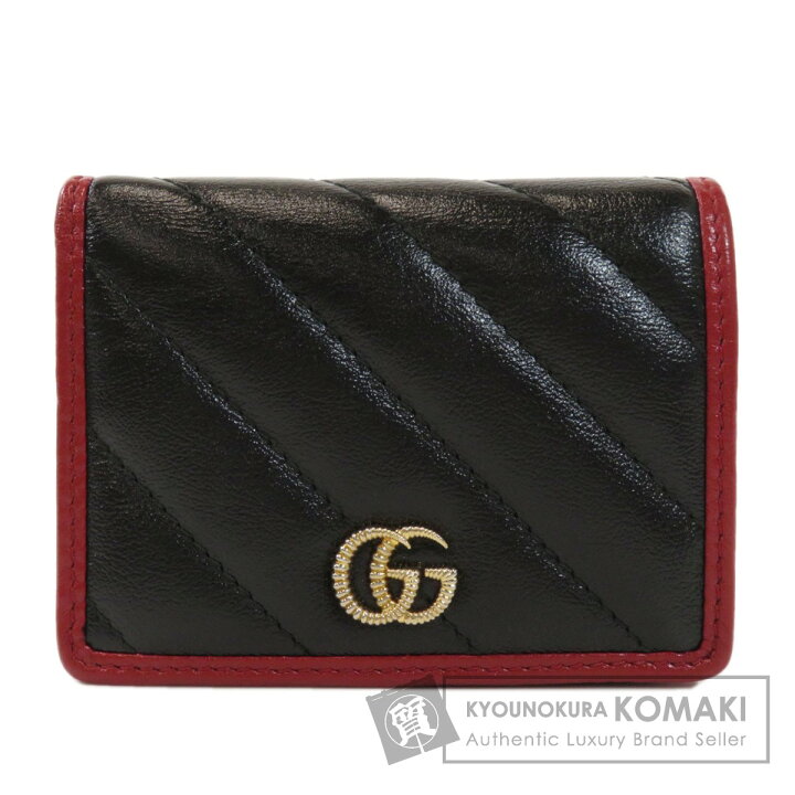 楽天市場】グッチ 573811 GGマーモント 二つ折り財布（小銭入れあり 