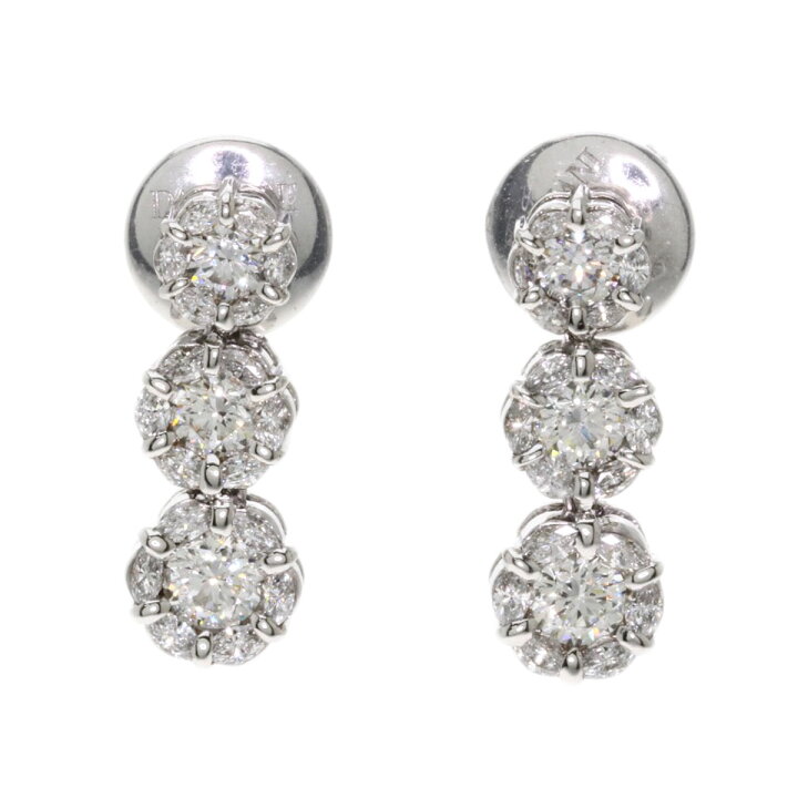 ✩DAMIANI✩ダイアピアス✩K18 - ピアス(両耳用)
