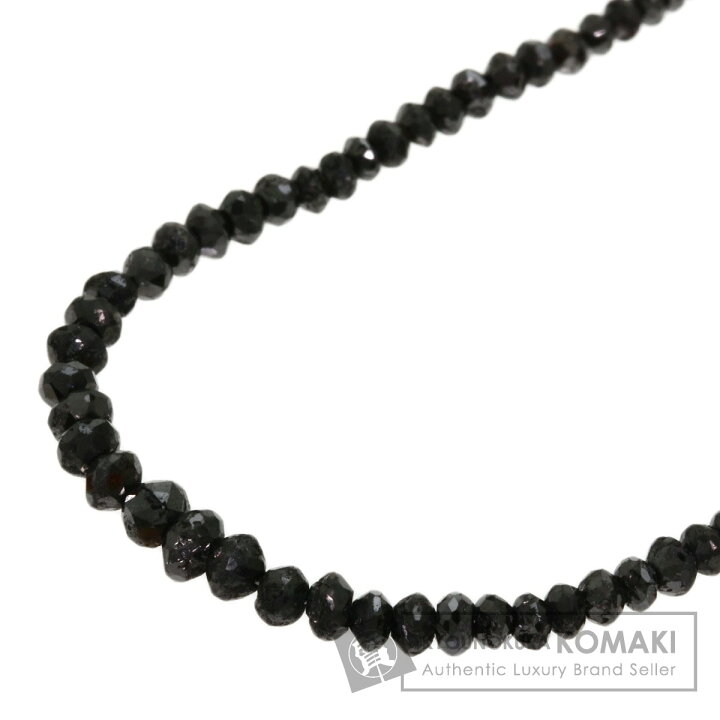 楽天市場】20ct ブラックダイヤモンド ネックレス K18ホワイトゴールド 
