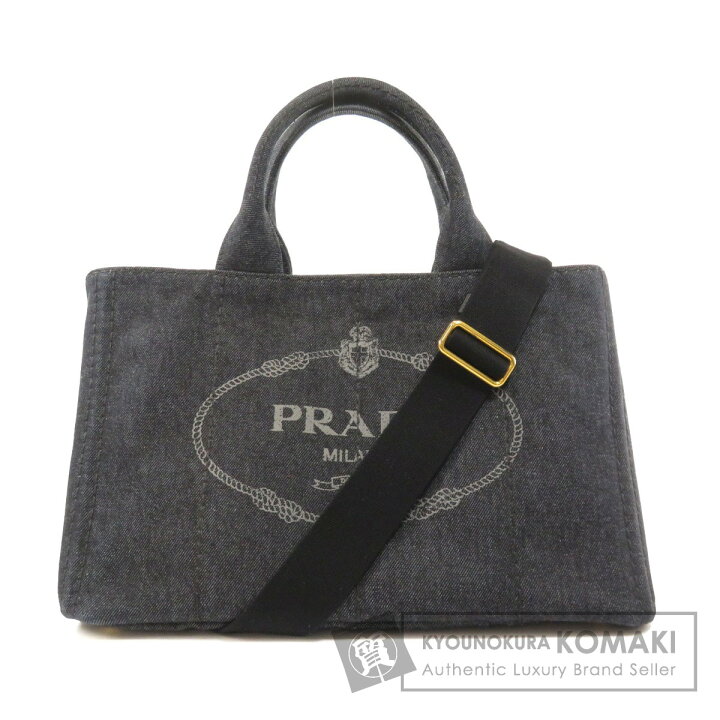 PRADA プラダ カナパ トートバッグ デニム レディース 中古（PRADA  