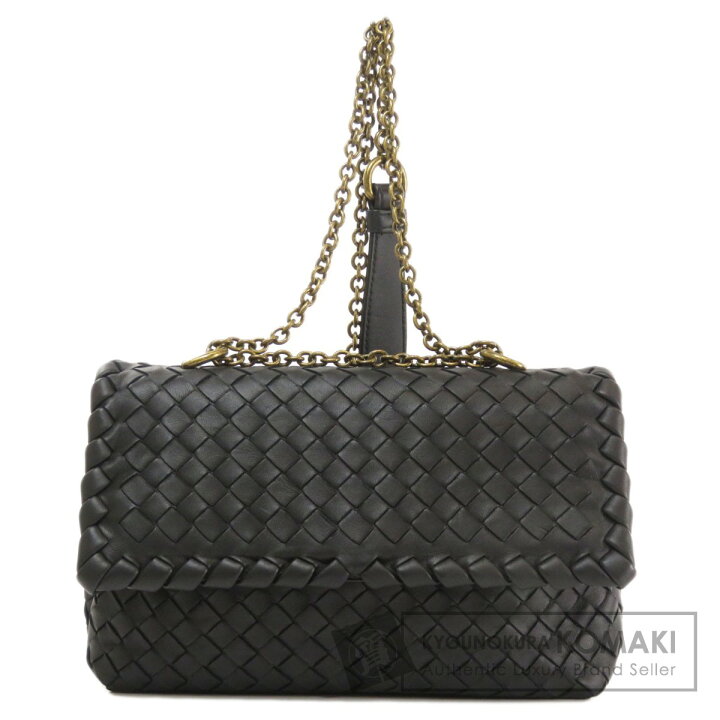 BOTTEGA VENETA 春めい ボッテガヴェネタ/レザーショルダーゴールド  
