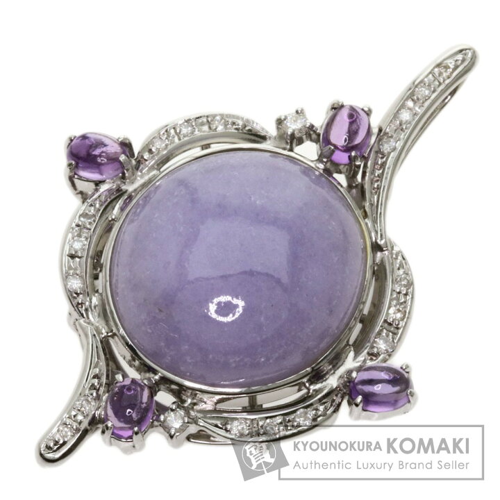 楽天市場】18.75ct ラベンダーヒスイ 翡翠 ダイヤモンド ペンダント  