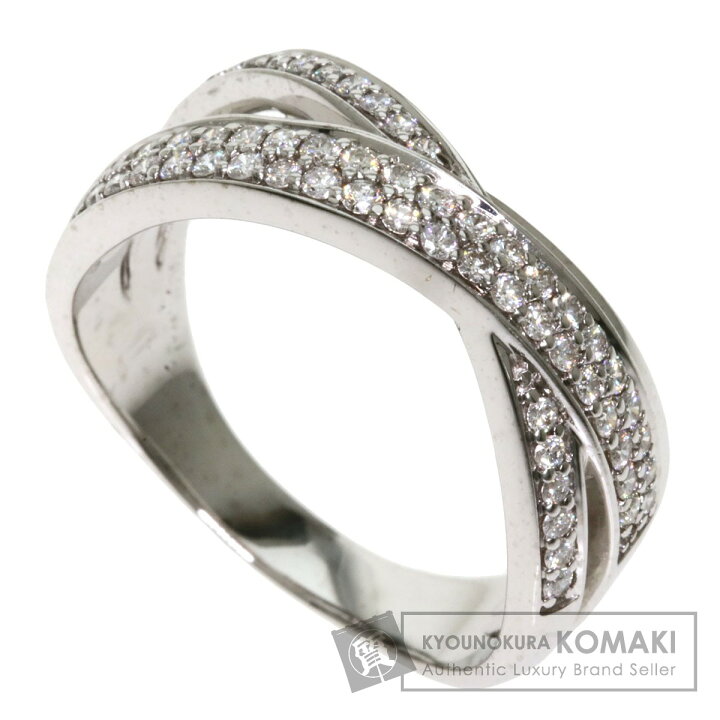 楽天市場】0.46ct ダイヤモンド リング・指輪 K18ホワイトゴールド 6.8 