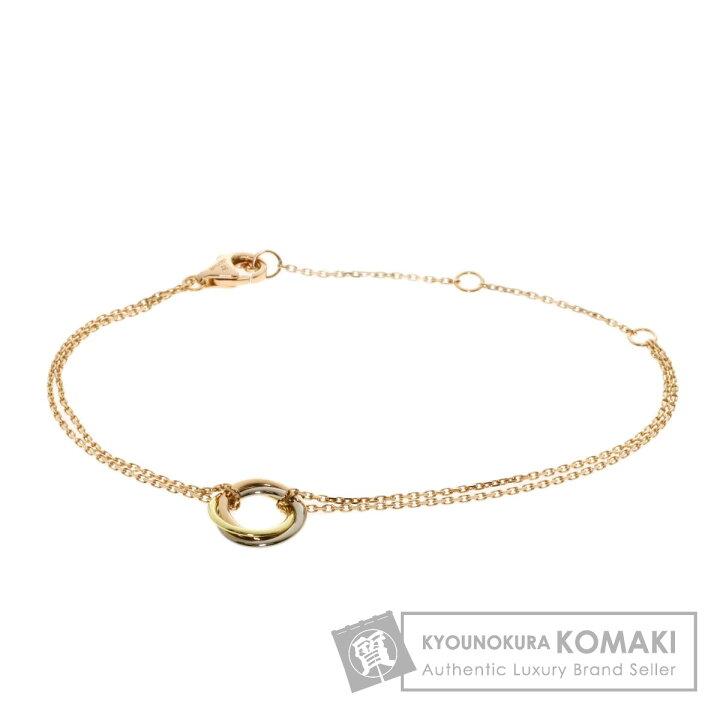 楽天市場】カルティエ トリニティ ブレスレット K18イエローゴールド  