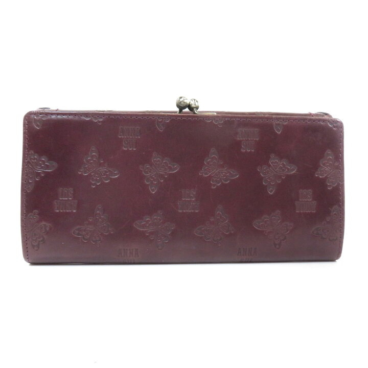 ANNA SUI アナスイ 長財布 バタフライモチーフ 牛革 未使用 楽天市場 