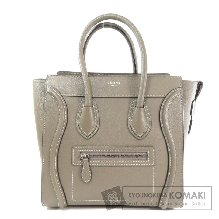 CELINE セリーヌ ラゲージマイクロ トートバッグカーフ レディース 