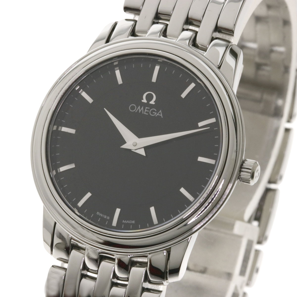 大人気新品 オメガ OMEGA プレステージ 腕時計 ステンレススチール レディース 中古 レディース腕時計