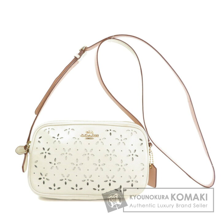 楽天市場 コーチ F フラワーモチーフ ショルダーバッグ レザー レディース 中古 Coach ブランド京の蔵小牧 最安挑戦