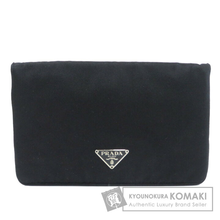 楽天市場】プラダ ロゴ アクセサリーポーチ 布 レディース 【中古  