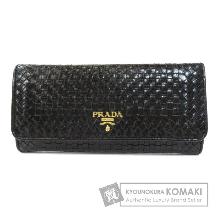 PRADA プラダ 1M1132 長財布（小銭入れあり） レザー レディース 中古  