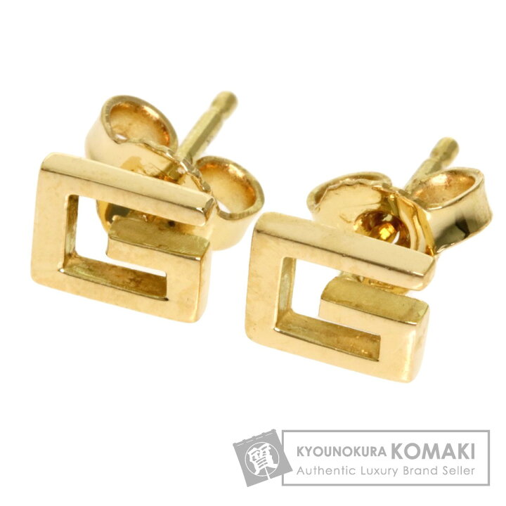 楽天市場】グッチ G ロゴ ピアス K18イエローゴールド レディース  