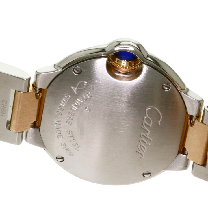 楽天市場】カルティエ WE902030 バロンブルー 28mm 11P ダイヤモンド  