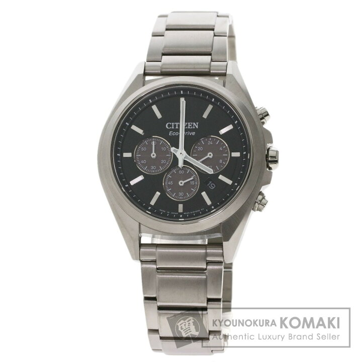 美品/稼働品]シチズン CITIZEN ECO-DRIVE B620/チタン/クロノグラフ 